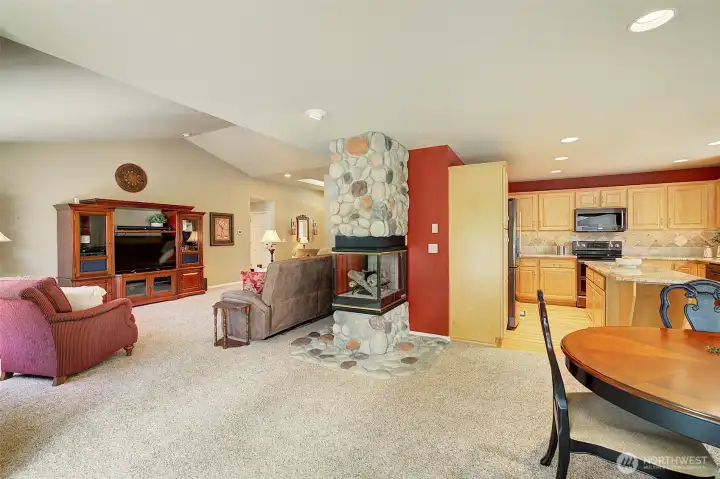Cozy gas fireplace Cozy gas fireplace