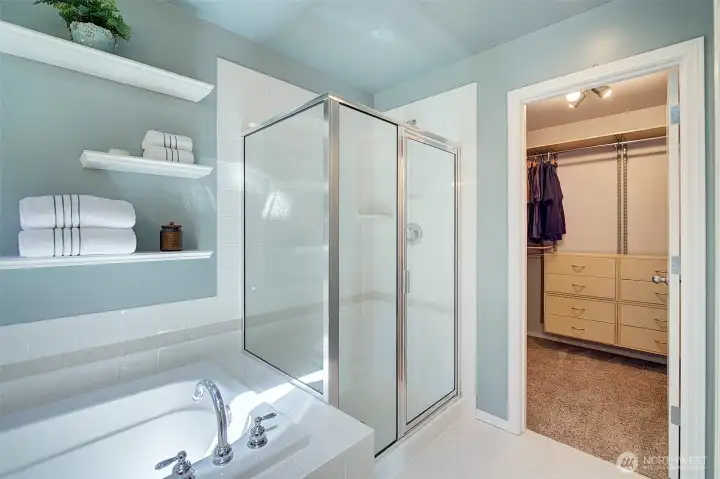 Primary shower Primary shower