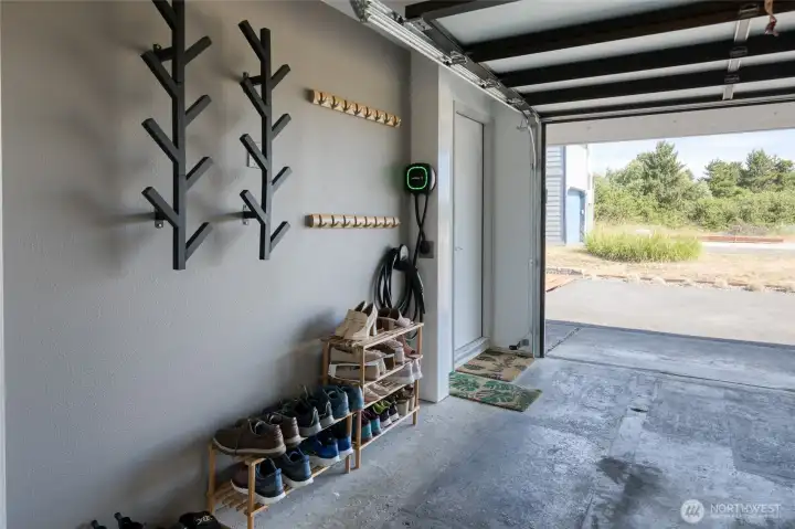 2nd garage with EV charger