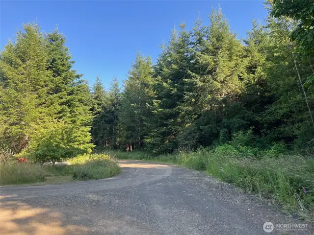 private gravel road