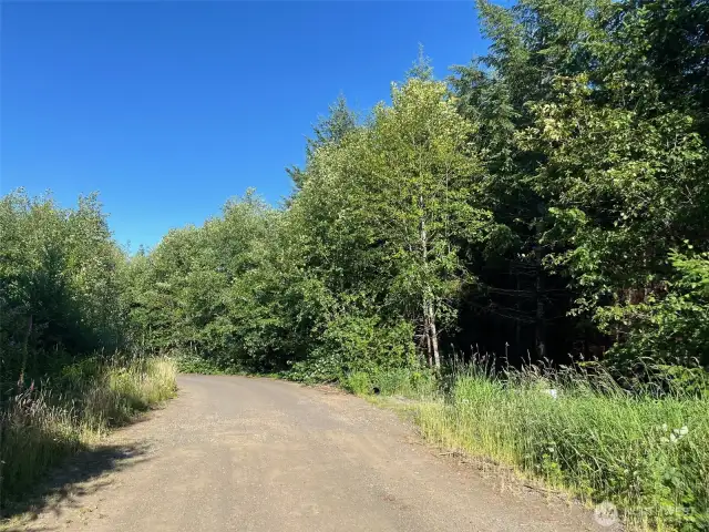 facing north