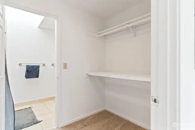 Walk-in Closet for Primary Bedroom