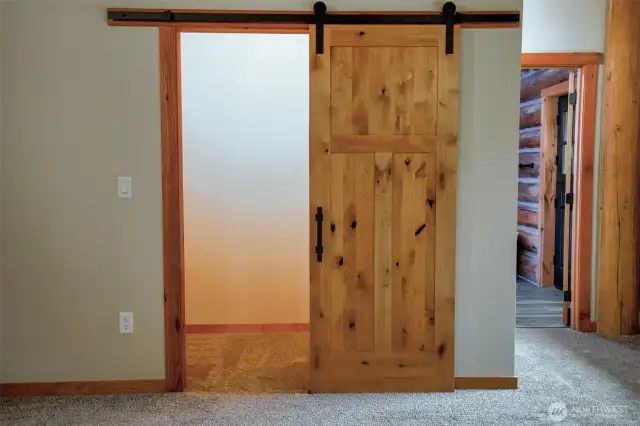 Barn rail closet doors not American