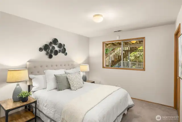 Lower level bedroom
