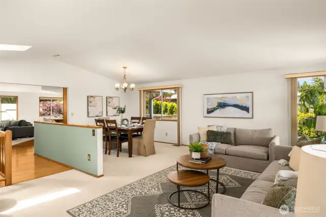 View from Living/Dining towards kitchen