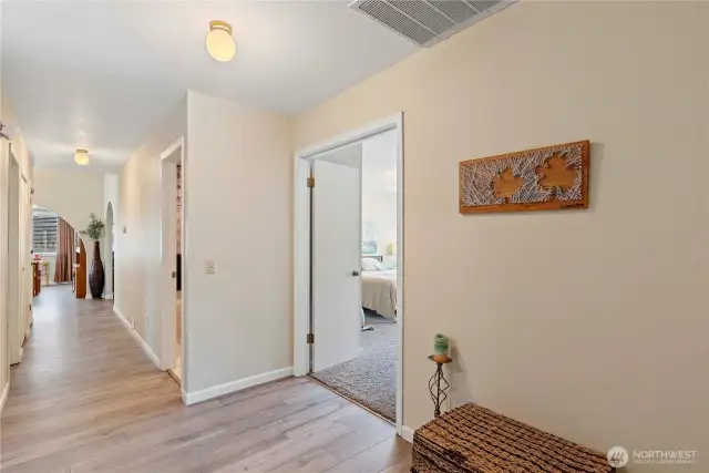 Wide hallway