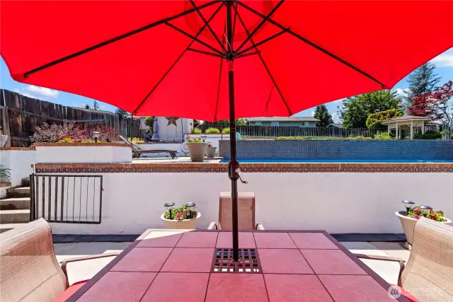 Wonderful patio