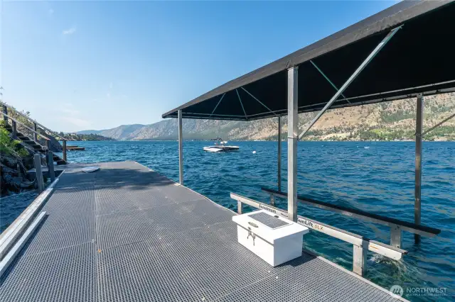 Dock and 9K pound boat lift