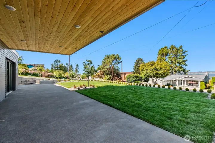 Covered patio