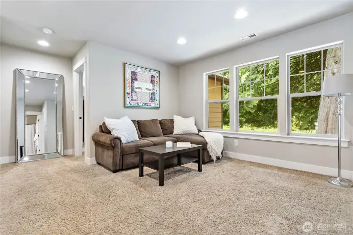 Second floor sitting area, reading nook or TB area