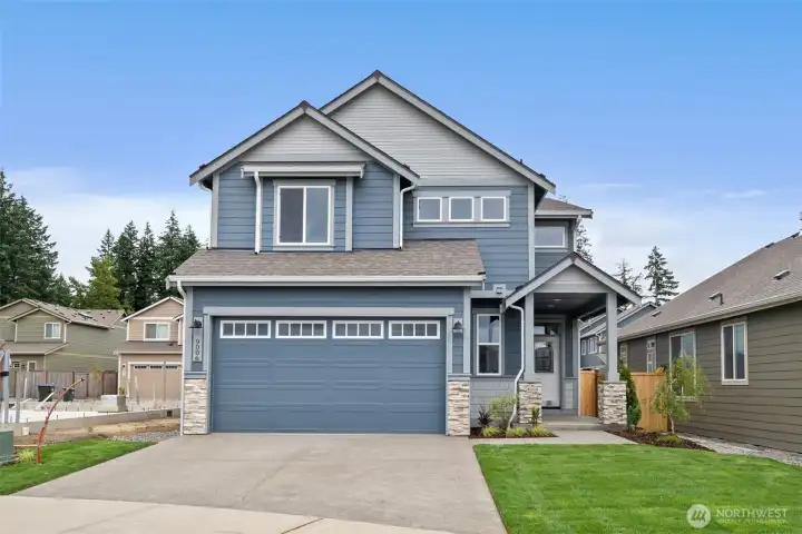 The Noble, 4 bed, 2.5 bath home located at 1413 89th Ave SE (Lot 59) in our Bradbury neighborhood. Home is under construction with a completion date of 12/15/25. Photo is from a similar plan on a different lot for reference only.