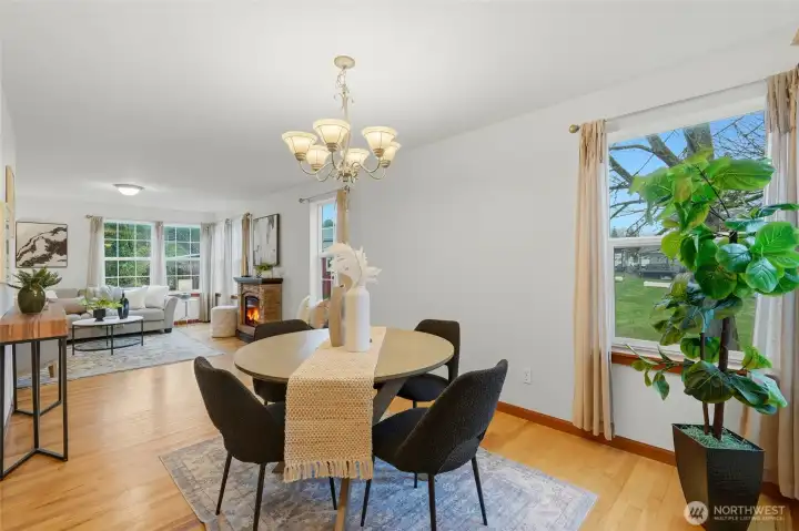 DINING ROOM FACING LIVING ROOM