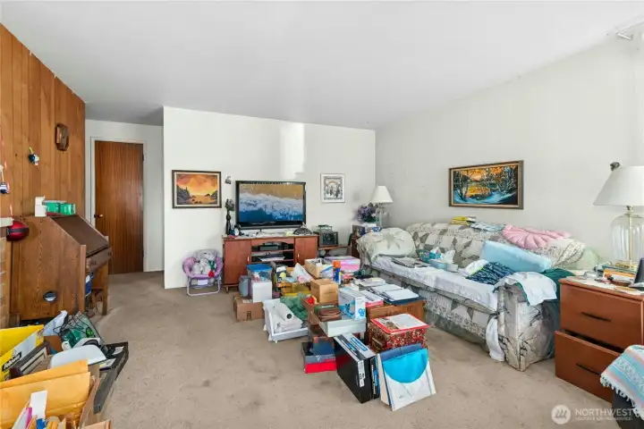 Living room from entrance door