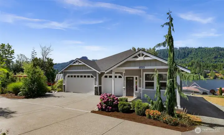 This home features main level living with 2 bedrooms, 2 bathrooms and an office on the main level with custom sunroom. Lower level features a private entrance 2 bedroom 1 bath ADU, perfect for multi-generational living or additional income, ADU also has its own driveway and parking below the main level of home....