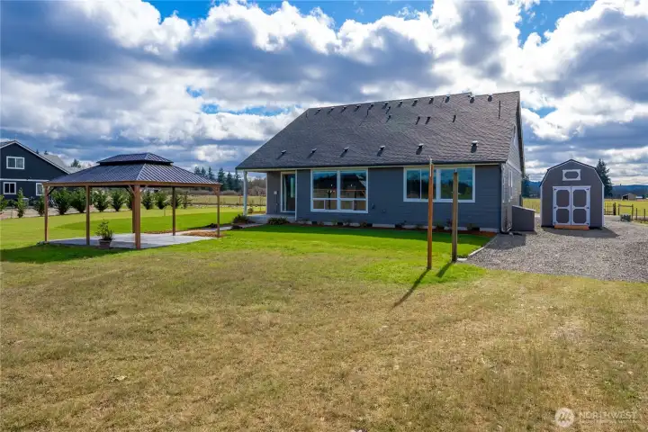 View of Backyard - Facing the Home