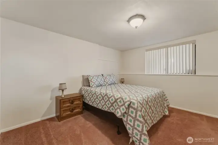 Basement bedroom