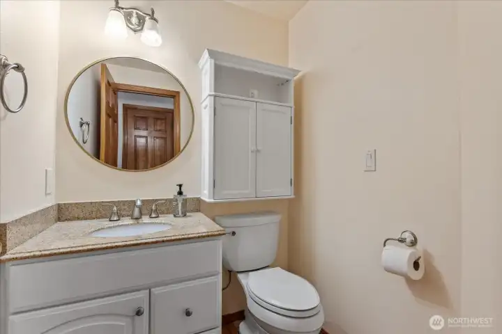 Main floor half bath