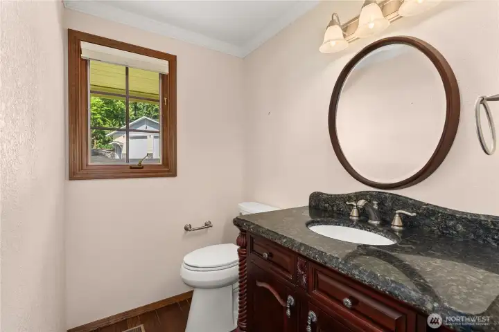 Half bath near entry