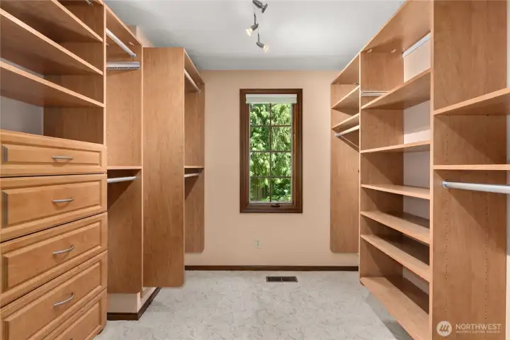 Primary Walk-in Closet