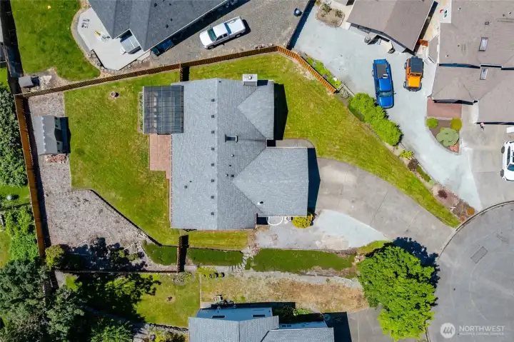 Aerial overview of this Aerial overview of this