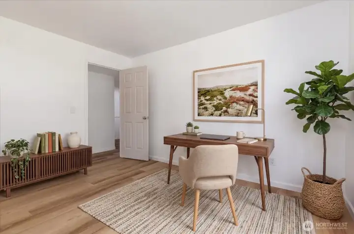 Lower Office - Virtually staged Lower Office - Virtually staged