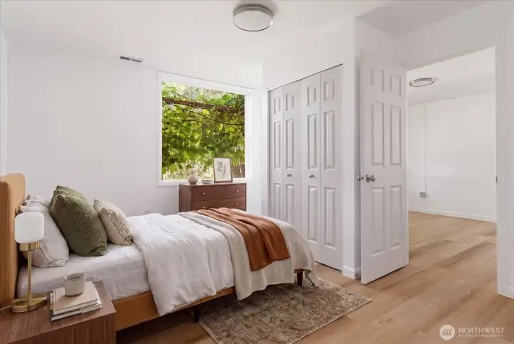 Lower Bedroom - Virtually staged Lower Bedroom - Virtually staged