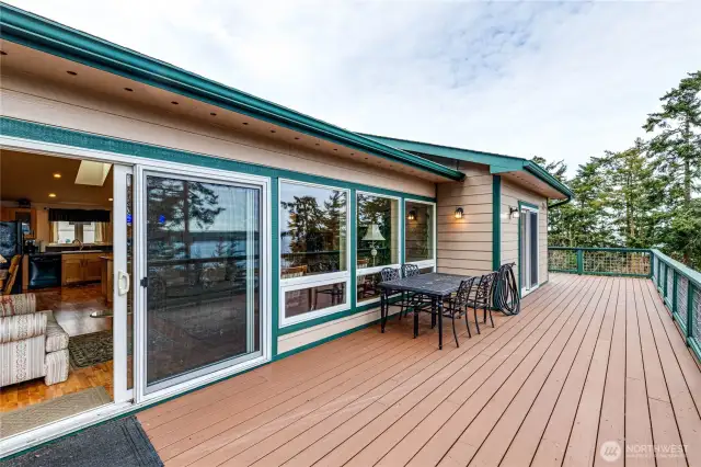 Main Level Deck With Seating Area