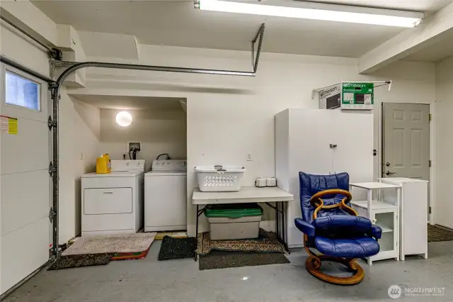 Laundry in Garage