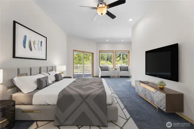 Primary Suite With Lake View, Sun Roon, Sauna, Walk In Shower, Walk In Closet & More