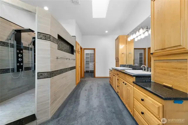 Walk In Closet with Organizers