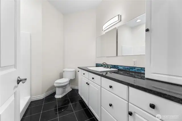 Stackable Washer & Dryer In Bathroom