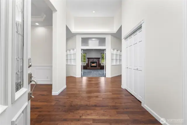 Main Entry, 3/4 Hardwood Floors