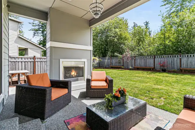 outdoors fierplace