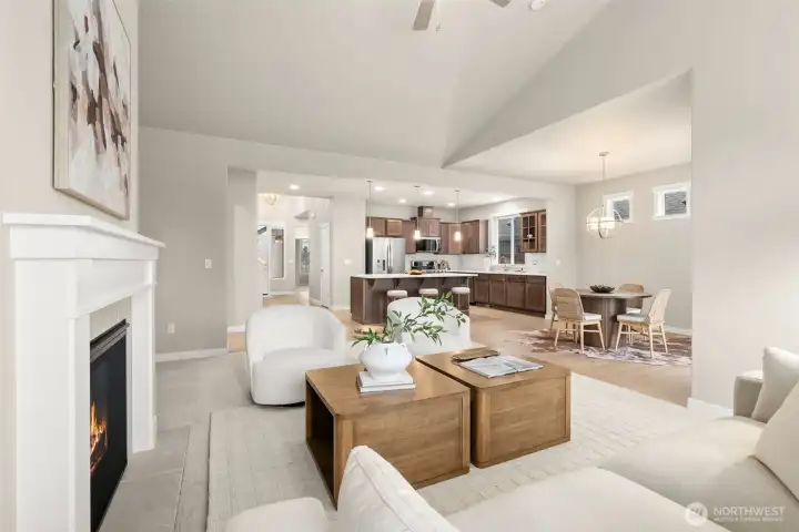 Open concept floor plan, allowing for natural light flow and unobstructed views.