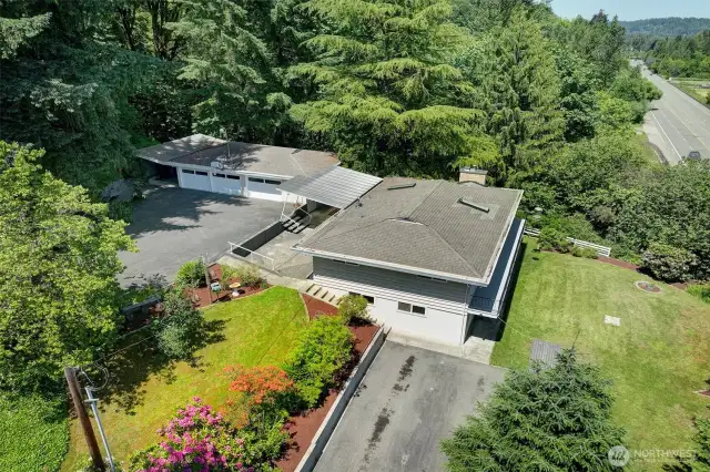 So many opportunities here! Redevelop completely or update existing structures as SFR or potentially as Multi-fam with ADU and DADU.  Over 2.5 acres with plenty to explore!