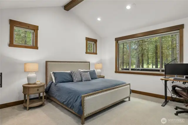 Main level primary wing with ensuite