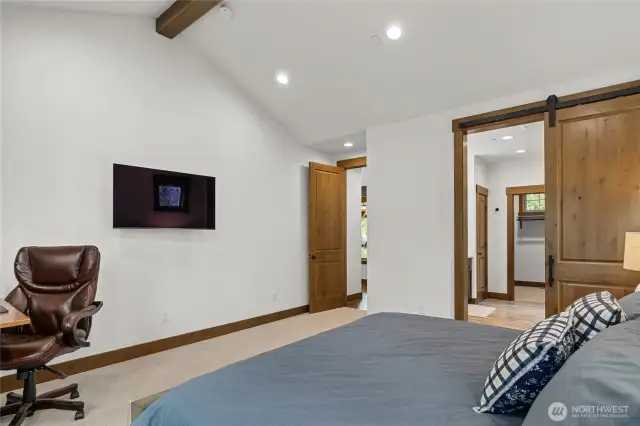 Main level primary wing with ensuite