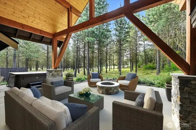 Virtually Staged Heated Patio