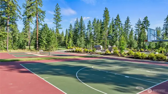 Community athletic courts