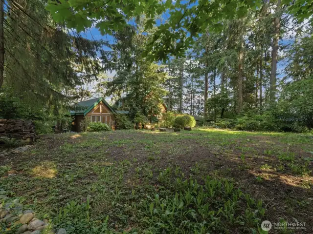 Level backyard is a blank canvas!