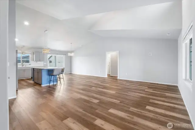 Large, open-concept great room.