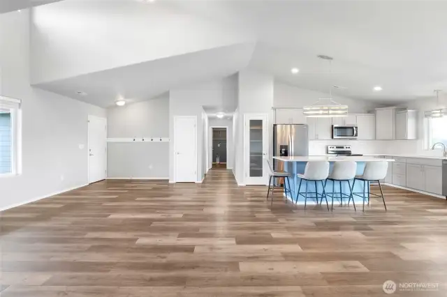 Great space for entertaining a large group.