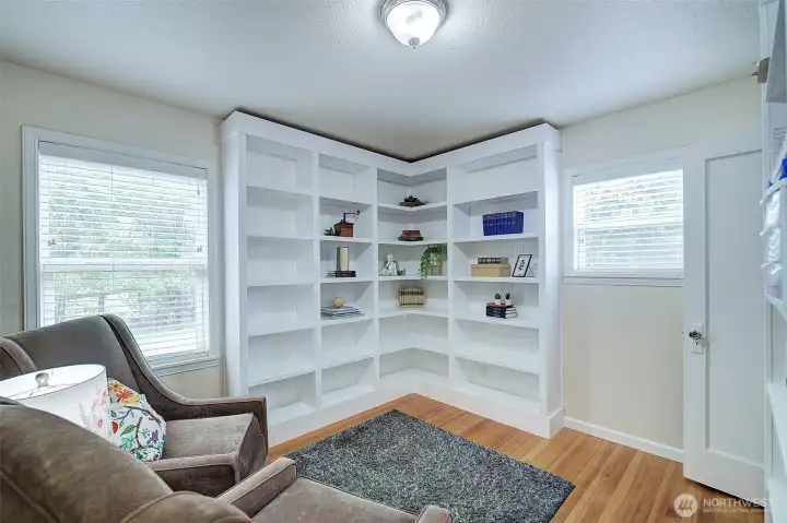 Library, den/office or bedroom on main floor.
