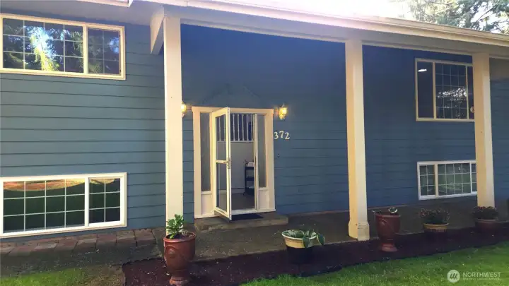 The Big House with welcoming covered front porch
