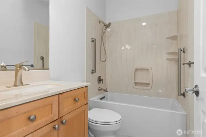 Newly remodeled bathroom