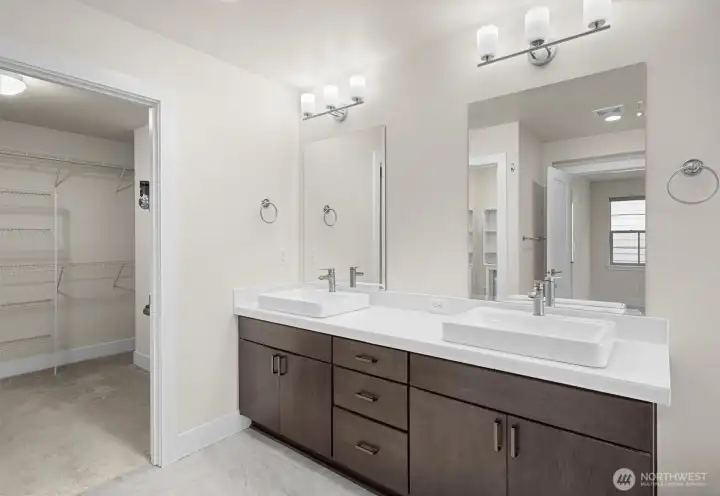 Thoughtfully designed finishes create a spa-like atmosphere perfect for unwinding at the end of the day.