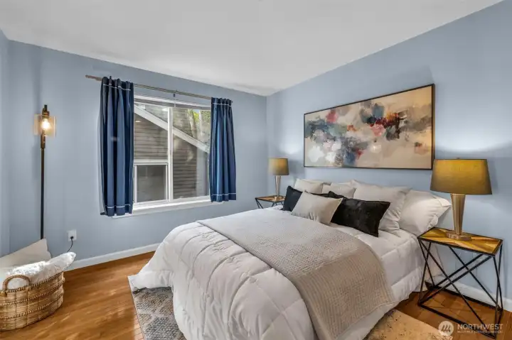 Second bedroom with closet.