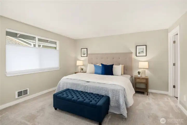 Large primary bedroom
