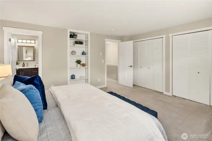 Primary bedroom with ensuite