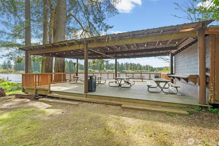 Clubhouse cabana can be rented for your private gatherings~